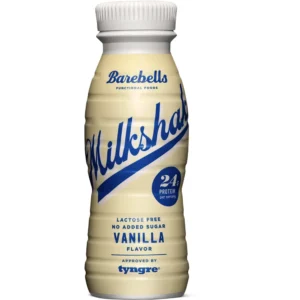 BAREBELLS Proteiinisheik vanilje, ilma lisastud suhkruta, vanilje maitseline, 24g proteiini, 24g valku, valguallikas, valgujook, proteiinijook