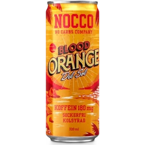NOCCO Blood Orange, kofeiiniga, spordijook, nocco kontakt, nocco e-pood, tervislikud spordijoogid, tervisejook, suhkruvaba, kalorivaba, kalorideta, 0 kalorit, tervislik