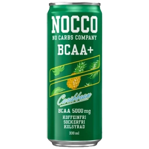 NOCCO Caribbean kofeiinivaba, spordijook, nocco kontakt, nocco e-pood, tervislikud spordijoogid, tervisejook, suhkruvaba, kalorivaba, kalorideta, 0 kalorit, tervislik